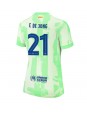 Barcelona Frenkie de Jong #21 Tredjedrakt Dame 2024-25 Korte ermer